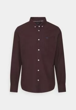 Brave Soul POMPEIIE - Camisa - Burgundy, Hombre