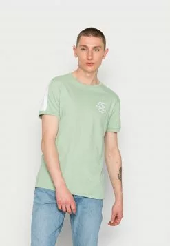 Brave Soul VISCAAL - Camiseta Estampada - Mint/white, Hombre