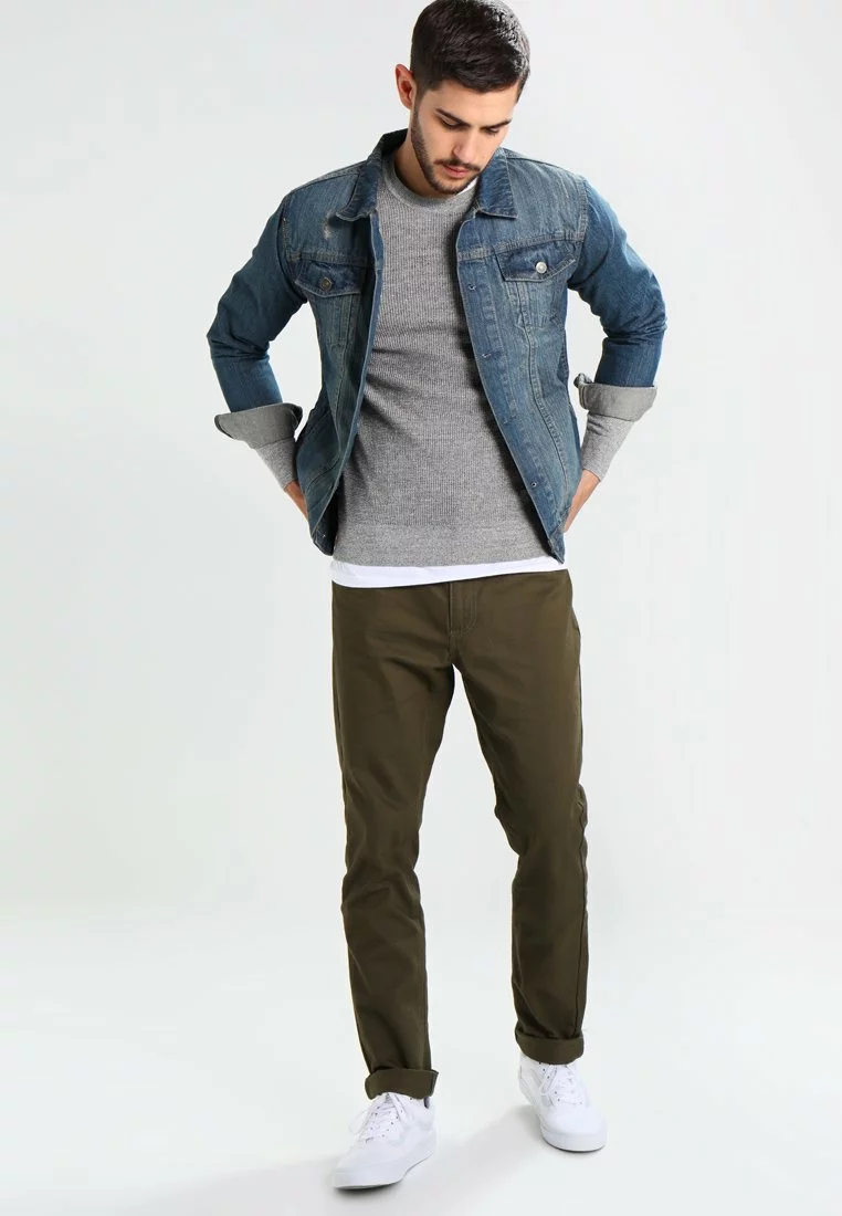 Brave Soul ROCKY - Chaqueta Vaquera - Blue Denim, Hombre 2 Brave Soul ROCKY - Chaqueta Vaquera - Blue Denim, Hombre - Imagen 2