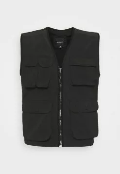 Brave Soul TRACKVEST - Chaleco - Black, Hombre -Brave Soul Ventas 1ed3b4c85017438c98cf1a3accf05f63