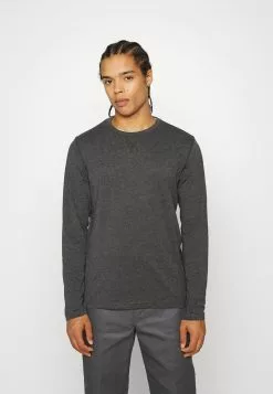 Brave Soul Camiseta De Manga Larga - Dark Grey, Hombre