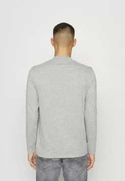 Brave Soul BURMESE - Camiseta De Manga Larga - Light Grey Melange, Hombre -Brave Soul Ventas 1f9dbb41b2f84144a6a06504d1a4a6a4