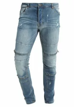 Brave Soul ELBA - Vaqueros Slim Fit - Blue, Hombre -Brave Soul Ventas 217f5be0caa64ec88f24f0cdfe2abfd5