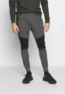Brave Soul Pantalones Deportivos - Charcoal Marl/black, Hombre