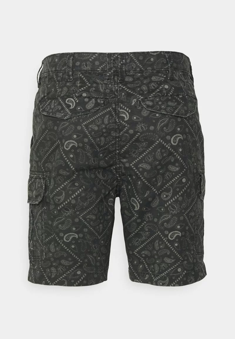 Brave Soul BANDANA - Shorts - Charcoal, Hombre 2 Brave Soul BANDANA - Shorts - Charcoal, Hombre - Imagen 2