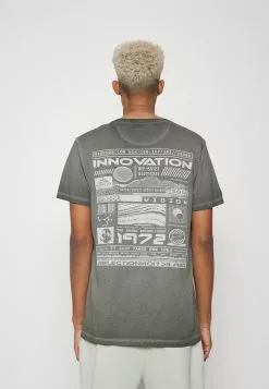 Brave Soul Camiseta Estampada - Olive Cool Wash, Hombre -Brave Soul Ventas 23a3c03f36924da8a803591e8dcecaf9