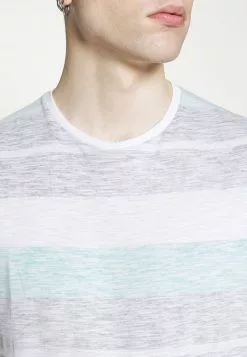 Brave Soul RANGE - Camiseta Estampada - Optic White/purple/mint/black, Hombre -Brave Soul Ventas 2494820b8f5948be9c93c969f4e7a2fc