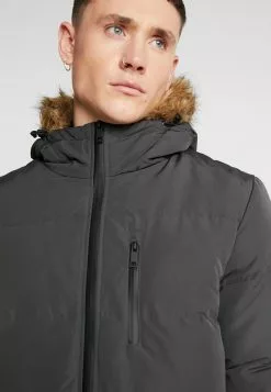 Brave Soul TRAILBLAZER - Chaqueta De Invierno - Grey, Hombre -Brave Soul Ventas 24e169f7375d494180fc213c330a7cc9