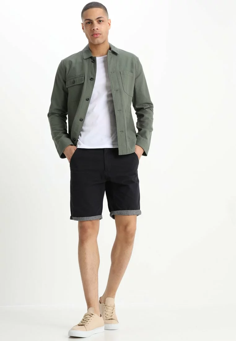 Brave Soul HANSENCHAM - Shorts - Navy/chambray, Hombre 2 Brave Soul HANSENCHAM - Shorts - Navy/chambray, Hombre - Imagen 2