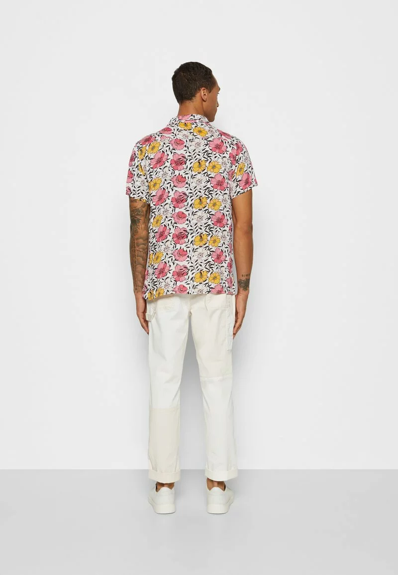 Brave Soul CATALON - Camisa - Ecru/multi, Hombre 4 Brave Soul CATALON - Camisa - Ecru/multi, Hombre - Imagen 4