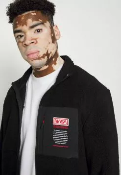 Brave Soul HARRING - Forro Polar - Jet Black, Hombre -Brave Soul Ventas 25d0a04589d74ef9bbeb039bbaeafcd1