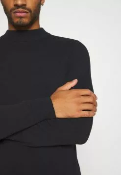 Brave Soul TURTLEH - Jersey De Punto - Jet Black, Hombre -Brave Soul Ventas 2695feb4b2b8407c84bbbaff714c1f0a