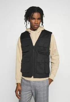 Brave Soul MADDOX - Chaleco - Black, Hombre