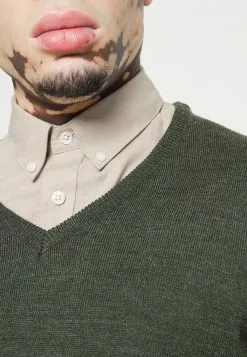 Brave Soul QUAZARD - Jersey De Punto - Khaki Mix, Hombre -Brave Soul Ventas 28eaf2002e624fc0bfe0ba07144f9ab8