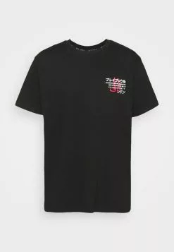 Brave Soul FIRE - Camiseta Estampada - Black, Hombre -Brave Soul Ventas 29c5083d4b764d1da5fa27e8d25acdfc