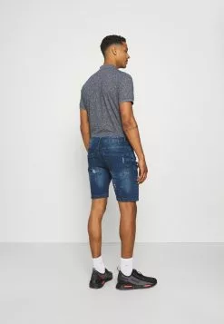 Brave Soul MUNICH - Shorts Vaqueros - Dark Blue Wash, Hombre -Brave Soul Ventas 2b42be00cc0d4ec29d1ca6d222387211