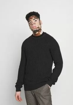 Brave Soul Jersey De Punto - Dark Grey Marl, Hombre