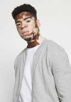 Brave Soul Sudadera Con Cremallera - Light Grey Marl, Hombre -Brave Soul Ventas 2da13c65d8ae4d79b1a7f3d88a3a7242