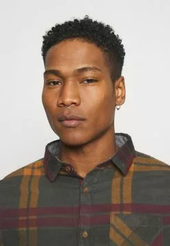 Brave Soul WARLOCK - Camisa - Light Grey/rust/black/oxblood, Hombre -Brave Soul Ventas 2dc7e10d78124761b34c96987206a5d8