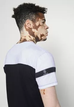 Brave Soul Camiseta Estampada - White/black, Hombre -Brave Soul Ventas 2e2f7ffbf6e54903bcdcebc3bd82d364