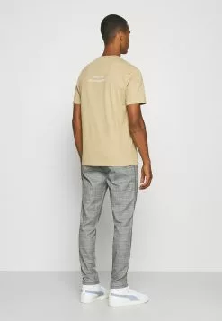 Brave Soul CAMONT - Pantalones - Black/white Check, Hombre