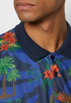 Brave Soul EQUATOR - Polo - Blue/multi Colour, Hombre -Brave Soul Ventas 2ee2d58263ce457e8180881f2d6507d6
