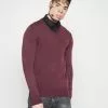 Brave Soul QUAZARD - Jersey De Punto - Dark Burgundy Mix, Hombre