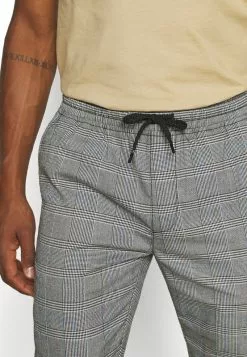 Brave Soul CAMONT - Pantalones - Black/white Check, Hombre -Brave Soul Ventas 3292bc1c1c4d4499b35f9944a0669c28