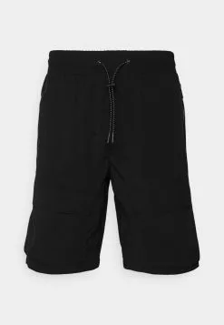 Brave Soul NORTH - Shorts - Black, Hombre