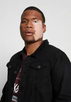 Brave Soul FIELDING - Chaqueta Vaquera - Black, Hombre -Brave Soul Ventas 347d7273d19a43daac9206a48ec9bd1a