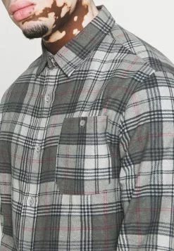 Brave Soul Camisa - Grey, Hombre -Brave Soul Ventas 35604cbc5f4c44f9b298d3f74e4f1113