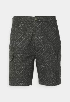 Brave Soul BANDANA - Shorts - Charcoal, Hombre