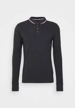 Brave Soul KENNEDY - Polo - Dark Charcoal Marl/ecru/burgundy, Hombre -Brave Soul Ventas 38b142d83747463f9612850b02ff2703