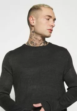 Brave Soul PARSECV - Jersey De Punto - Slate Grey Marl, Hombre -Brave Soul Ventas 396f1e2051854517bf188e56d1d18f69