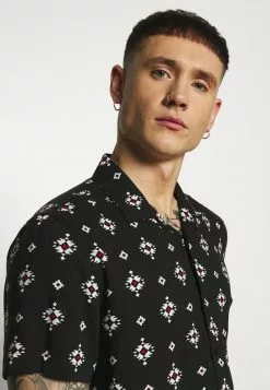 Brave Soul Camisa - Black/multi, Hombre -Brave Soul Ventas 3a2cd3abebdf4abeaa0b7d61142ad57e