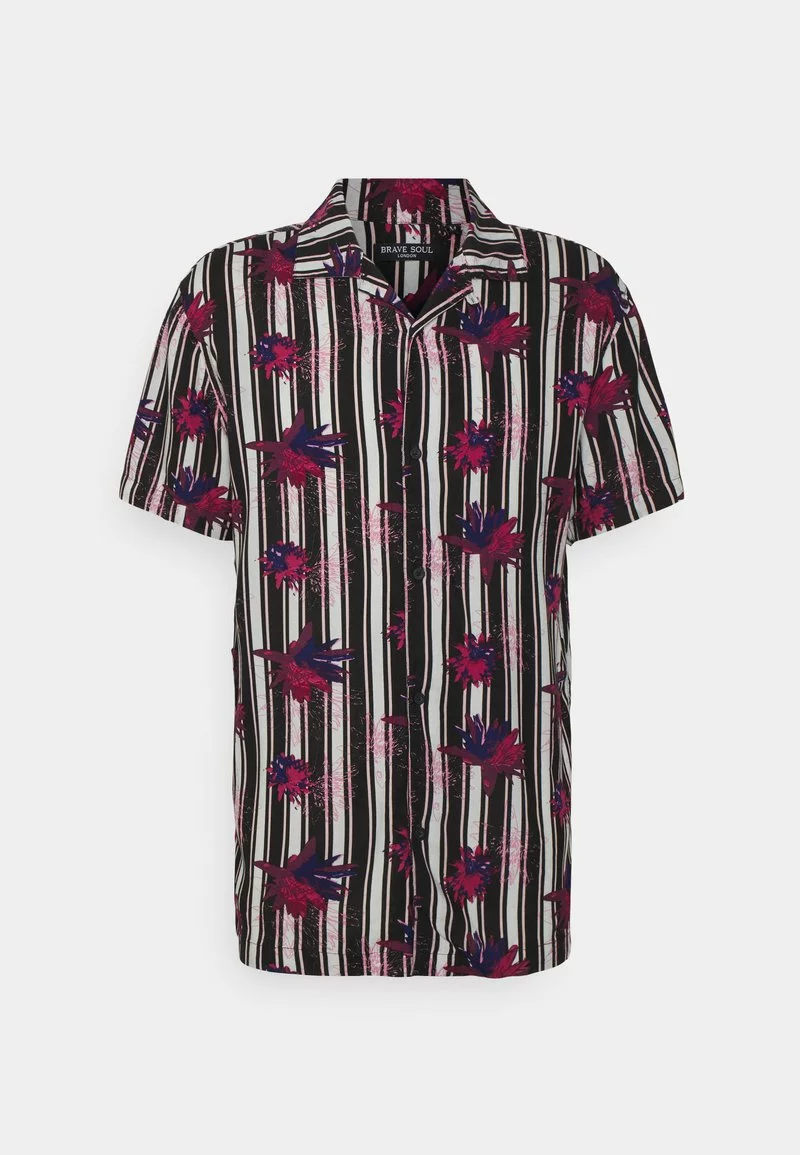 Brave Soul JAVIER - Camisa - Pale Pink/jet Black/optic White/multi Colour, Hombre 1 Brave Soul JAVIER - Camisa - Pale Pink/jet Black/optic White/multi Colour, Hombre