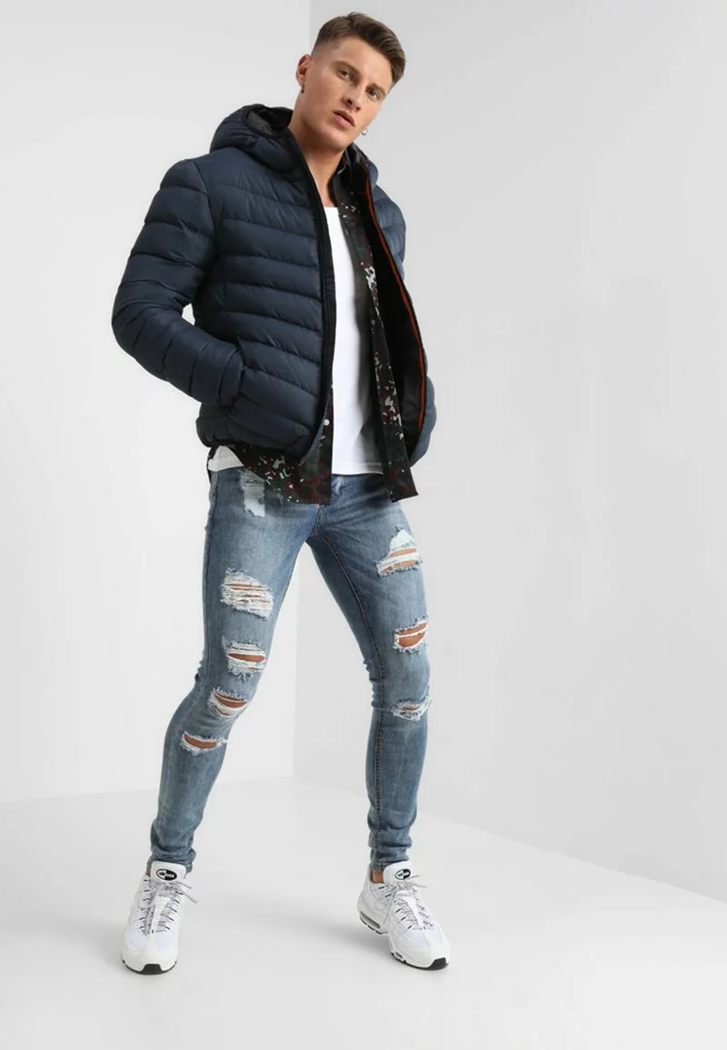 Brave Soul MJK GRANTPLAIN - Chaqueta De Invierno - Navy, Hombre 2 Brave Soul MJK GRANTPLAIN - Chaqueta De Invierno - Navy, Hombre - Imagen 2