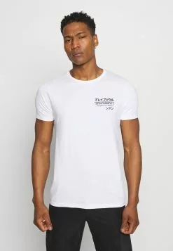 Brave Soul Camiseta Estampada - White, Hombre -Brave Soul Ventas 3b9ef9573c854ee4bc093aa9f668667f