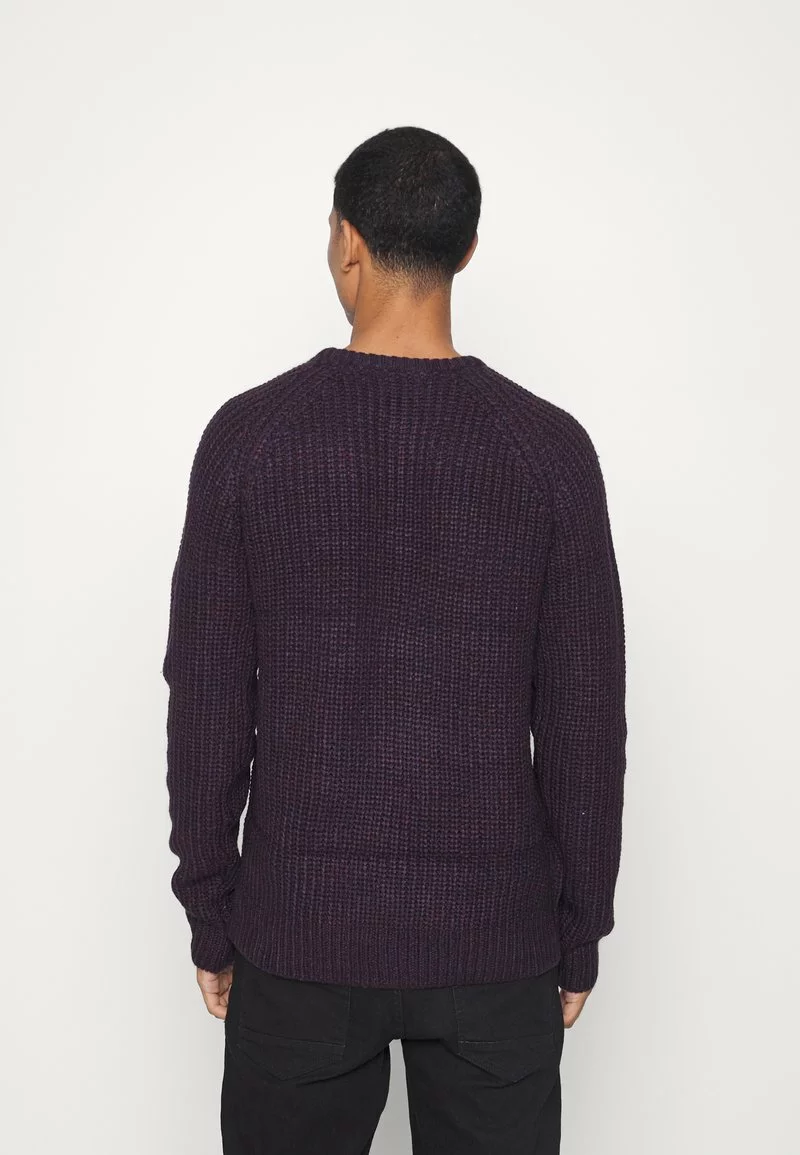Brave Soul DECIMUS - Jersey De Punto - Grape/burgundy/navy, Hombre 3 Brave Soul DECIMUS - Jersey De Punto - Grape/burgundy/navy, Hombre - Imagen 3