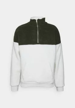 Brave Soul DENT - Forro Polar - Khaki/ecru Borg, Hombre