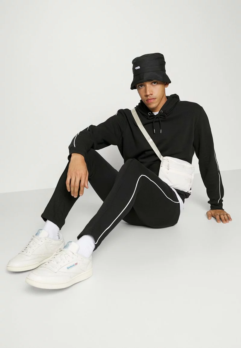 Brave Soul Pantalones Deportivos - Jet Black/optic White, Hombre 4 Brave Soul Pantalones Deportivos - Jet Black/optic White, Hombre - Imagen 4