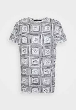 Brave Soul CERAMIC - Camiseta Estampada - Optic White/jet Black, Hombre -Brave Soul Ventas 3ec5403174264fef978aa1112f5d06f4