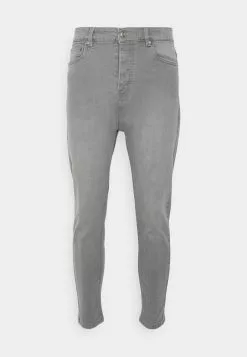 Brave Soul MADISONCROP - Vaqueros Pitillo - Grey, Hombre