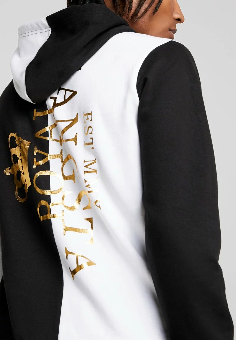 Brave Soul GLIMCO - Jersey Con Capucha - Black/white, Hombre 5 Brave Soul GLIMCO - Jersey Con Capucha - Black/white, Hombre - Imagen 5