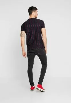 Brave Soul NEVADA - Vaqueros Pitillo - Grey Wash/red Paisley, Hombre -Brave Soul Ventas 3f71d1d4529b4b42ad4eb756c746713d