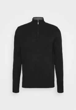 Brave Soul KESTER - Jersey De Punto - Jet Black/ Dark Grey Marl, Hombre -Brave Soul Ventas 3fafdcad7dc64fec85798f7b6ec62ac8