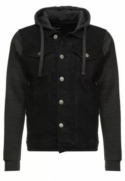 Brave Soul Chaqueta Vaquera - Black/ Dark Grey, Hombre -Brave Soul Ventas 40c29e4862894a7297b97b7371795464