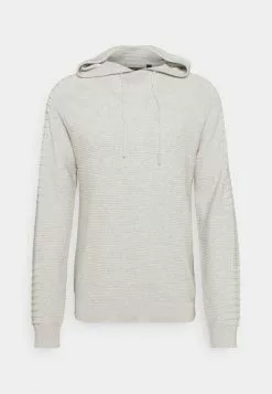 Brave Soul DARRYLEB - Jersey Con Capucha - Ecru Marl, Hombre -Brave Soul Ventas 42cfffe27114430d9d3798207f930122