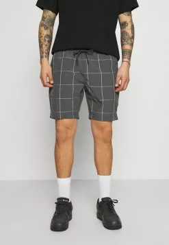 Brave Soul RILEY - Shorts - Dark Grey, Hombre