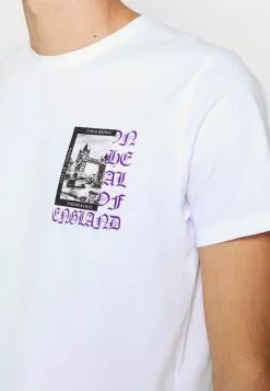 Brave Soul Camiseta Estampada - Optic White/multicolour, Hombre -Brave Soul Ventas 447a6c98fcfd4464a57ac325ad2eb6c6